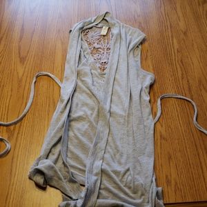 Lightweight vest/cover up